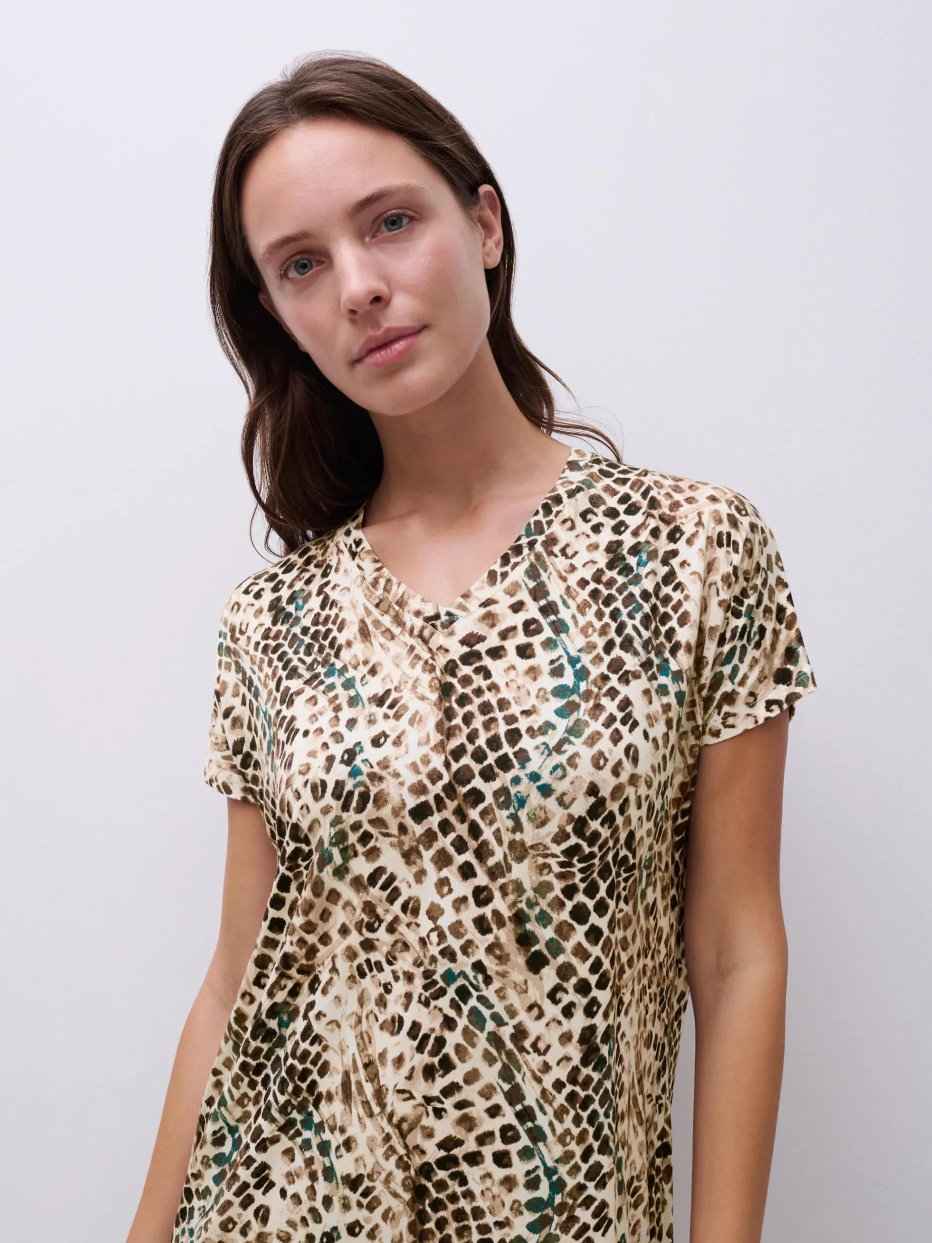 Femilet LORAINE Nachthemd korte mouw - Reptile Print