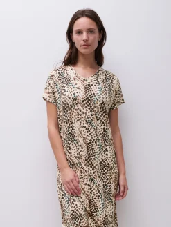 Femilet LORAINE Nachthemd korte mouw - Reptile Print