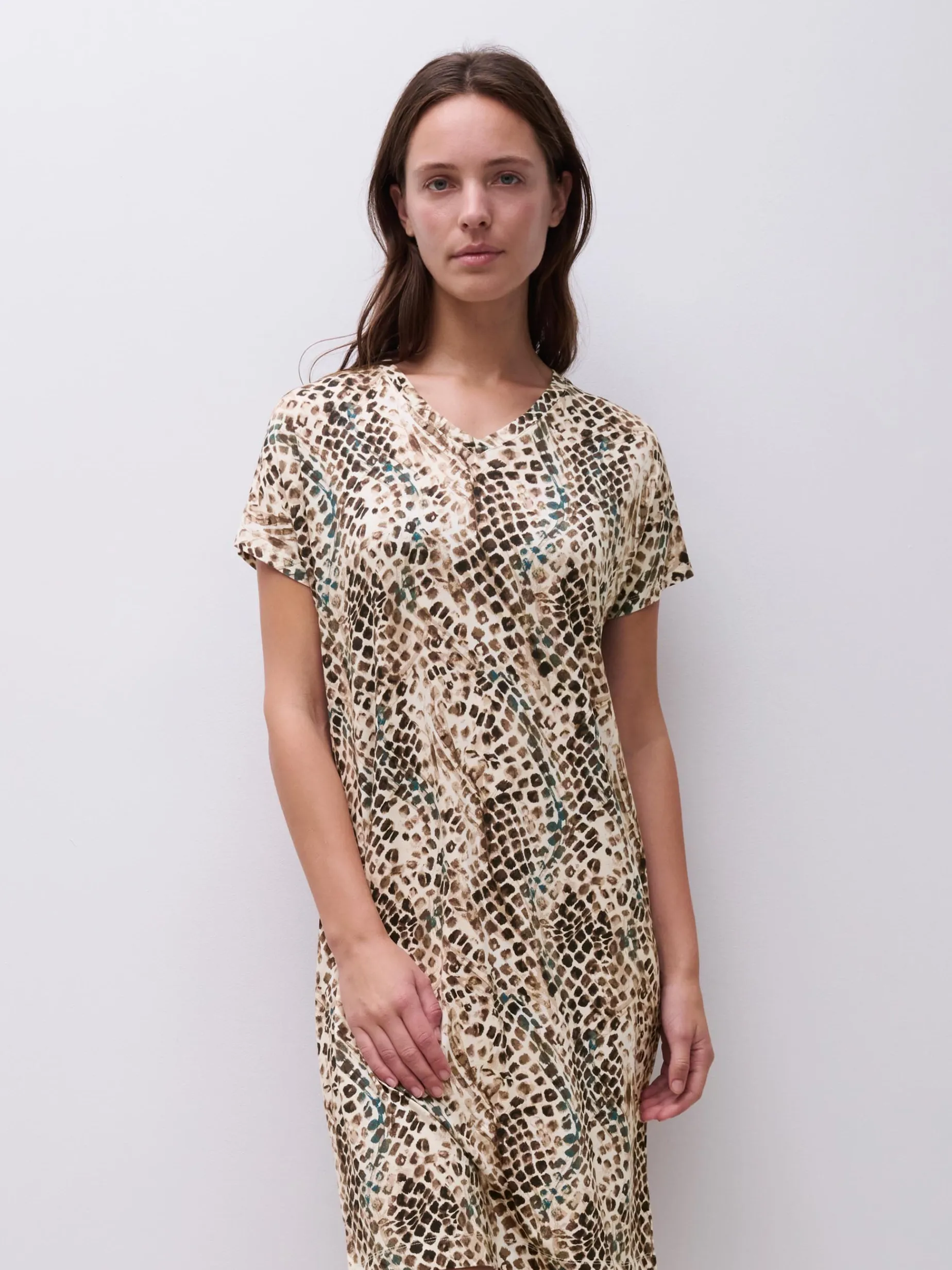 Femilet LORAINE Nachthemd korte mouw - Reptile Print