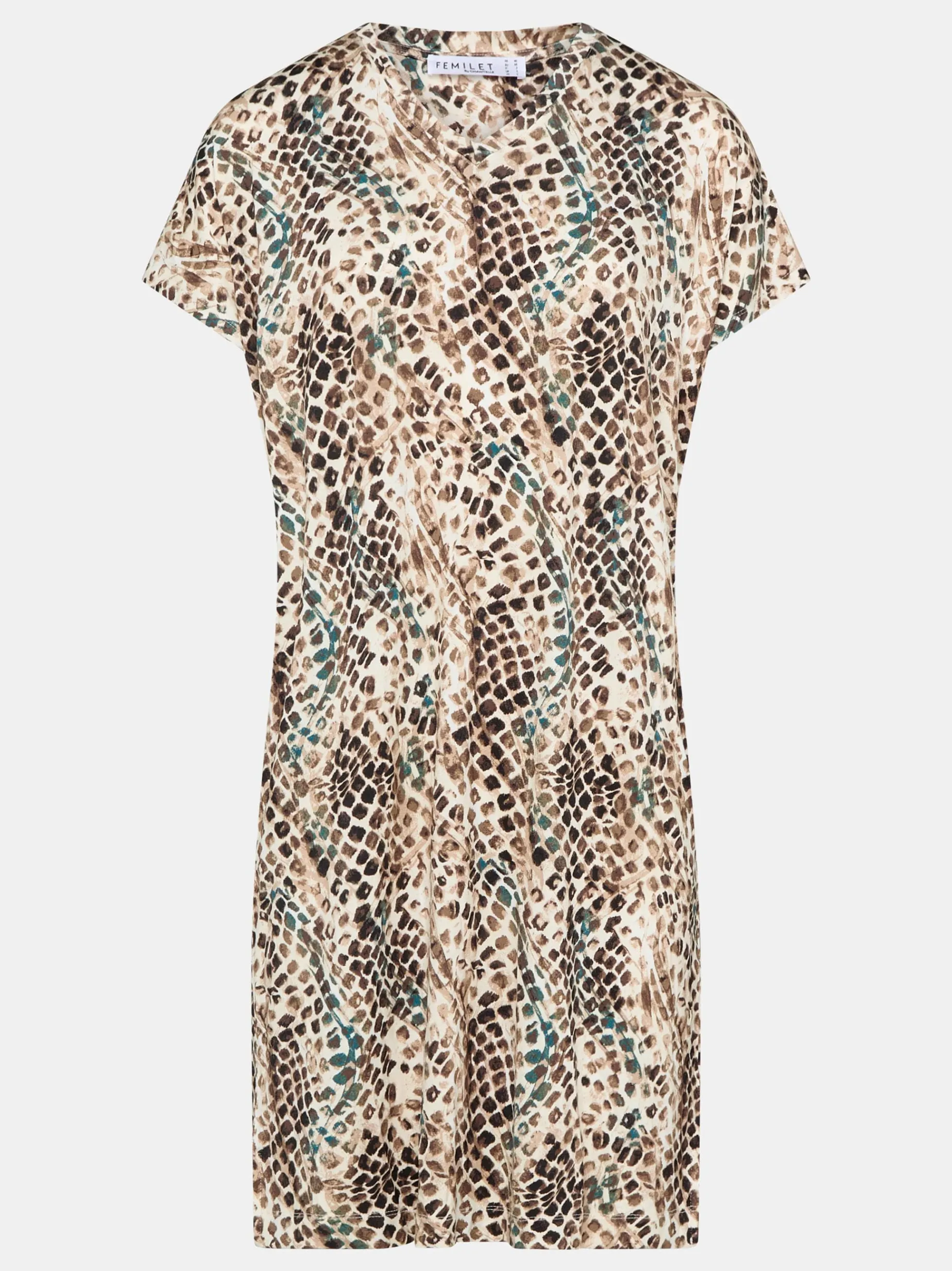 Femilet LORAINE Nachthemd korte mouw - Reptile Print