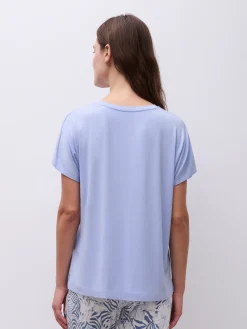 Femilet LORAINE Top korte mouw - Lilac Blue