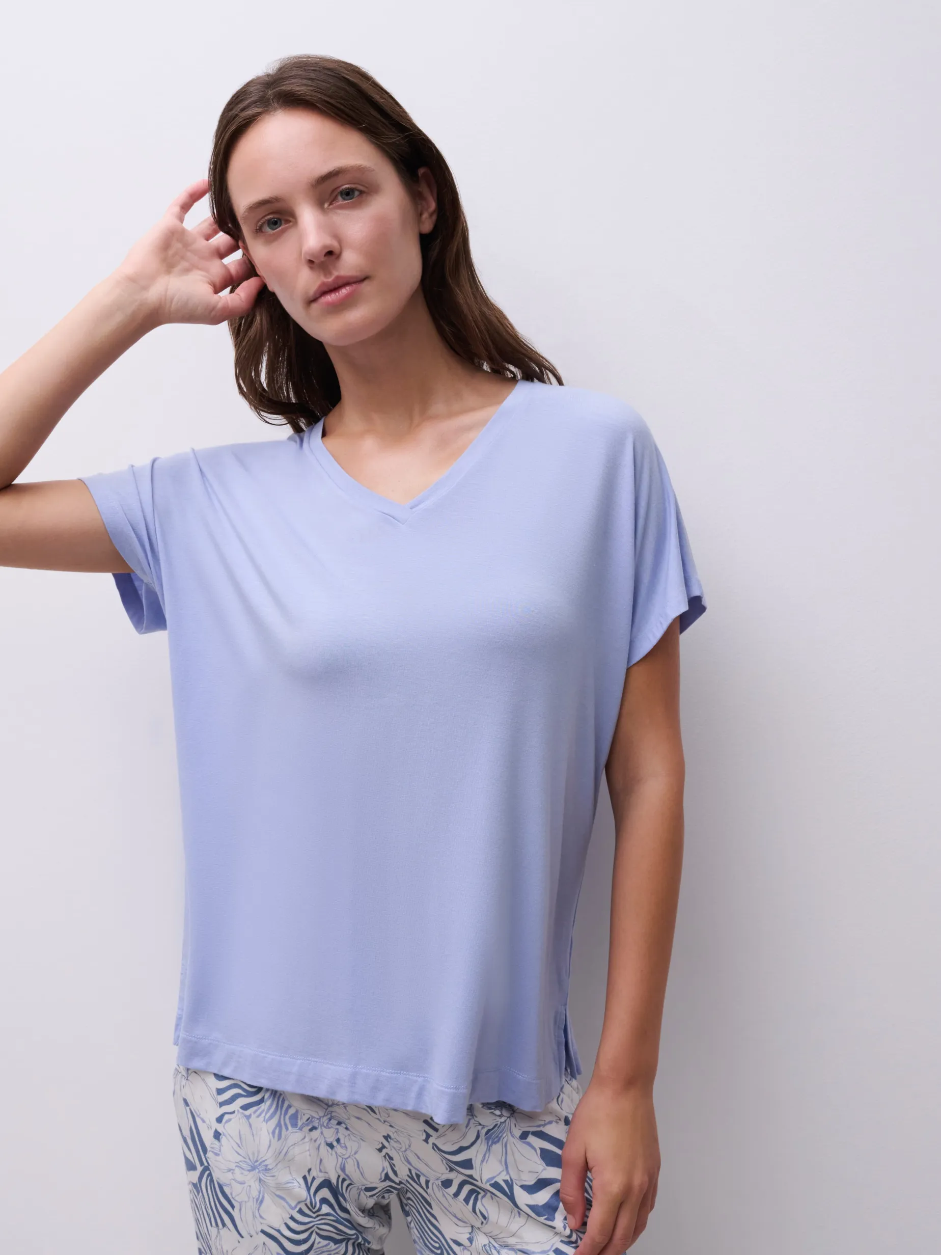 Femilet LORAINE Top korte mouw - Lilac Blue