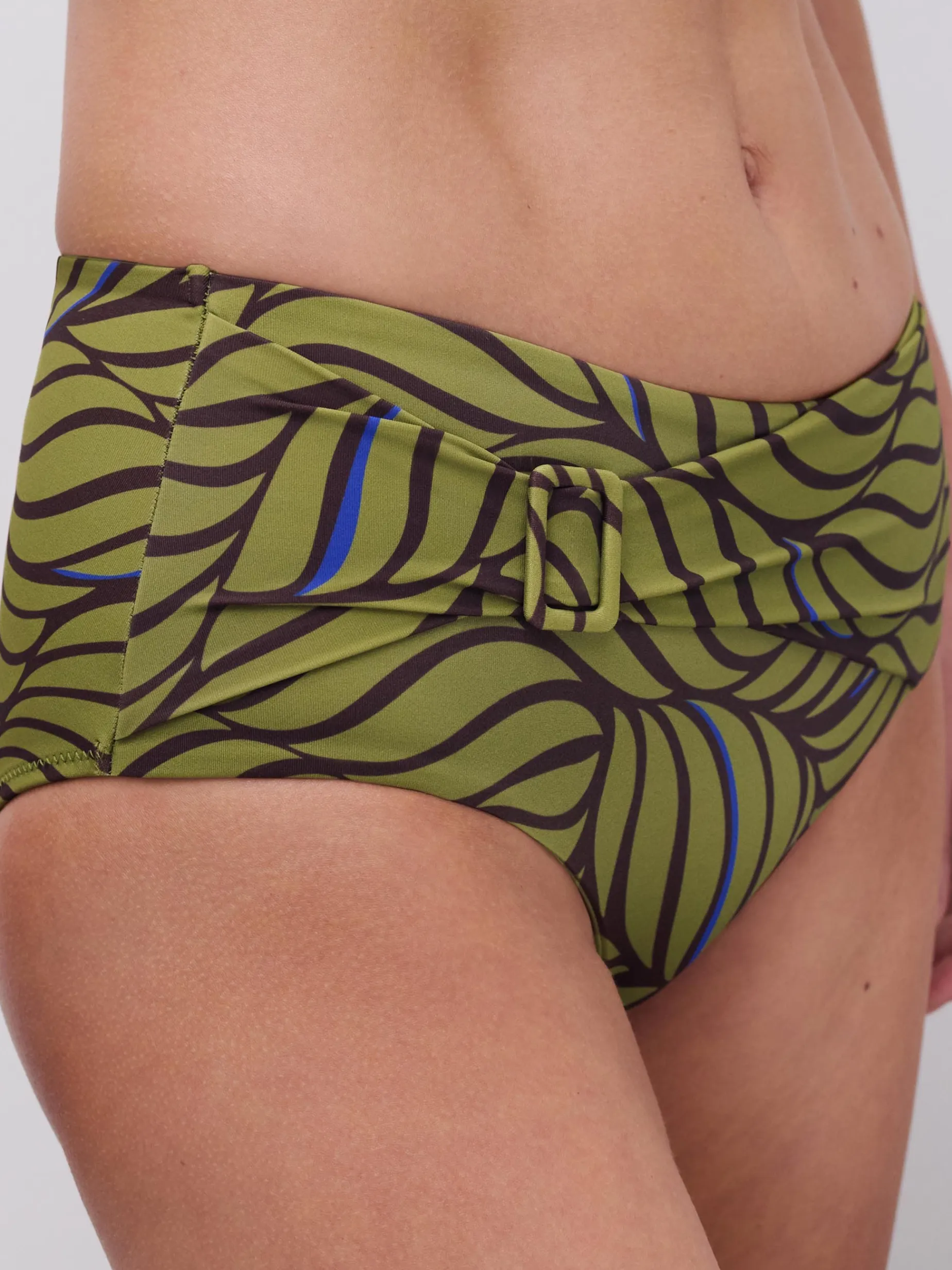 Femilet RIVERO Mid bikini broekje - Coffee Leaves