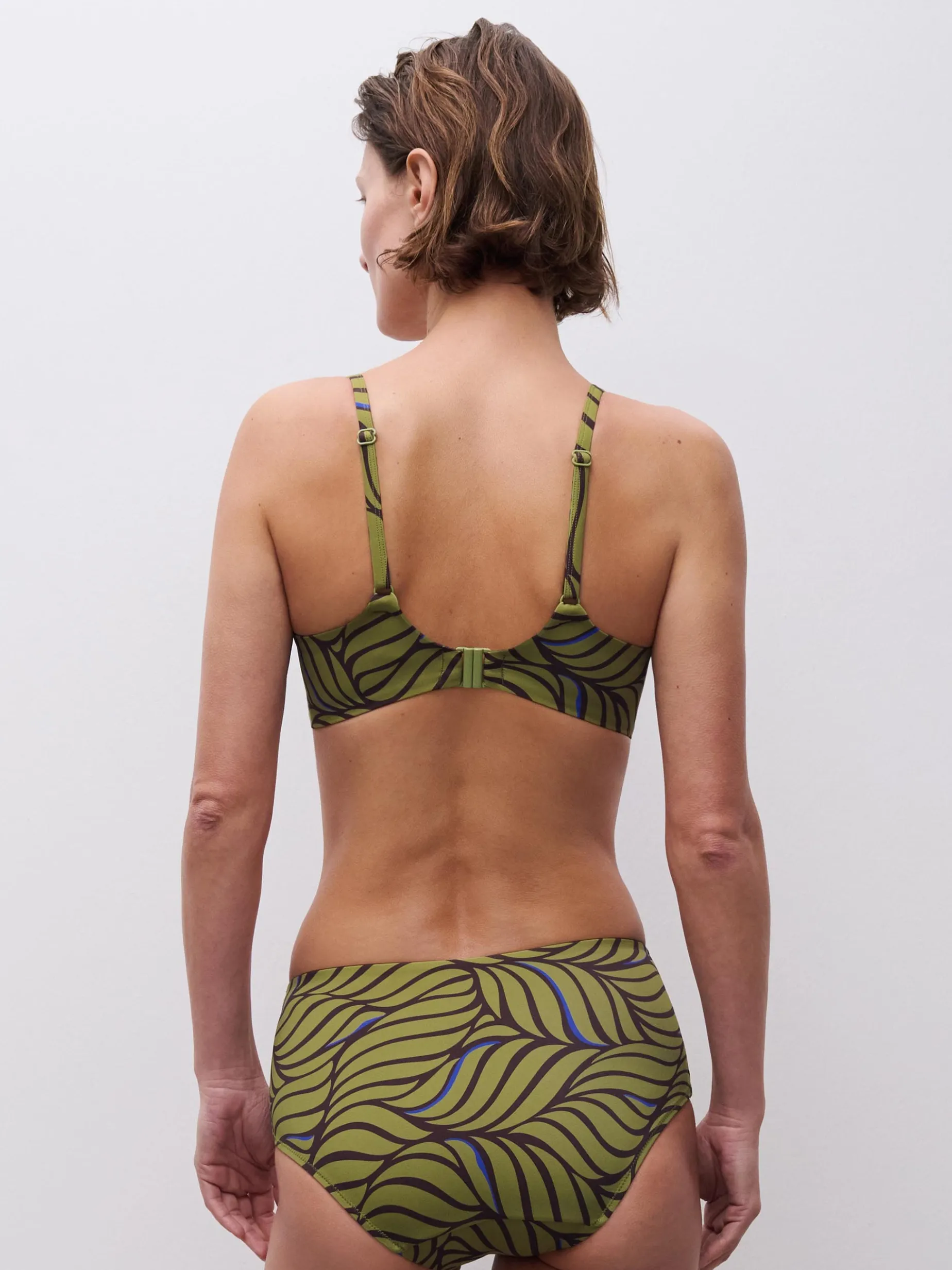 Femilet RIVERO Niet voorgevormde bikinitop - Coffee Leaves