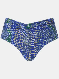 Femilet TAULA Mid bikini broekje - Blue snake