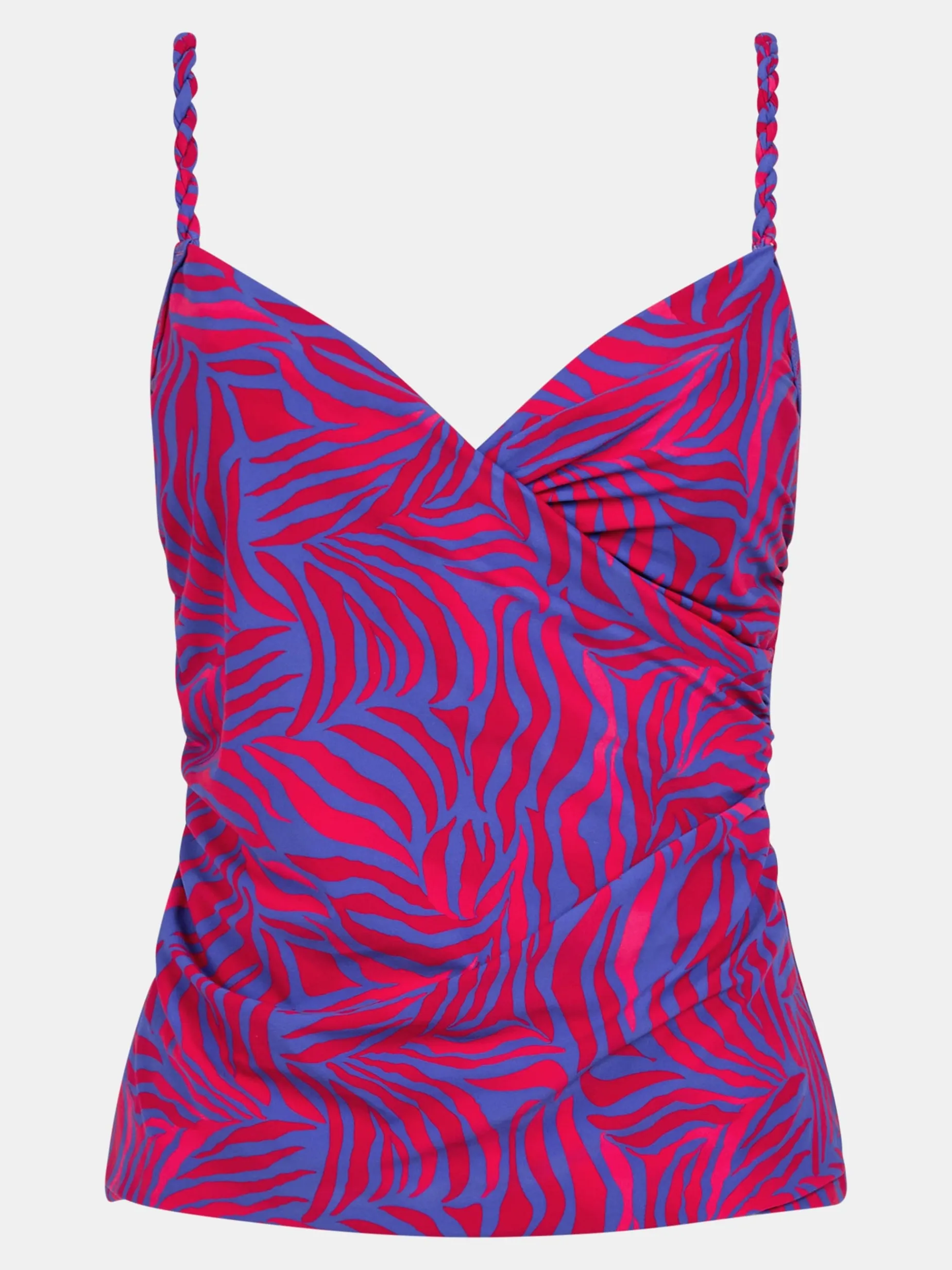 Femilet TIDRA Tankini top met softcups - Berry Jungle