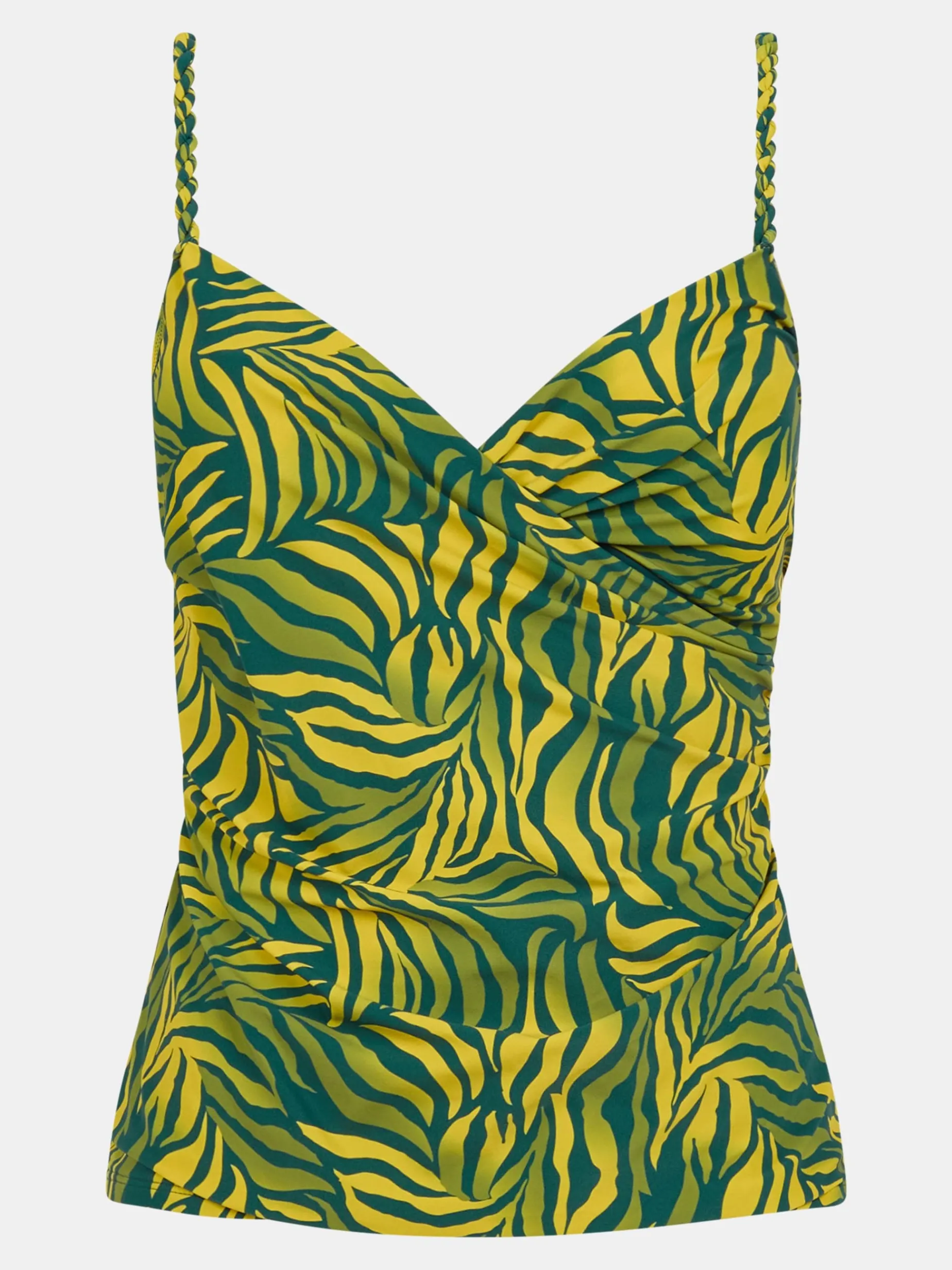 Femilet TIDRA Tankini top met softcups - Yellow Jungle