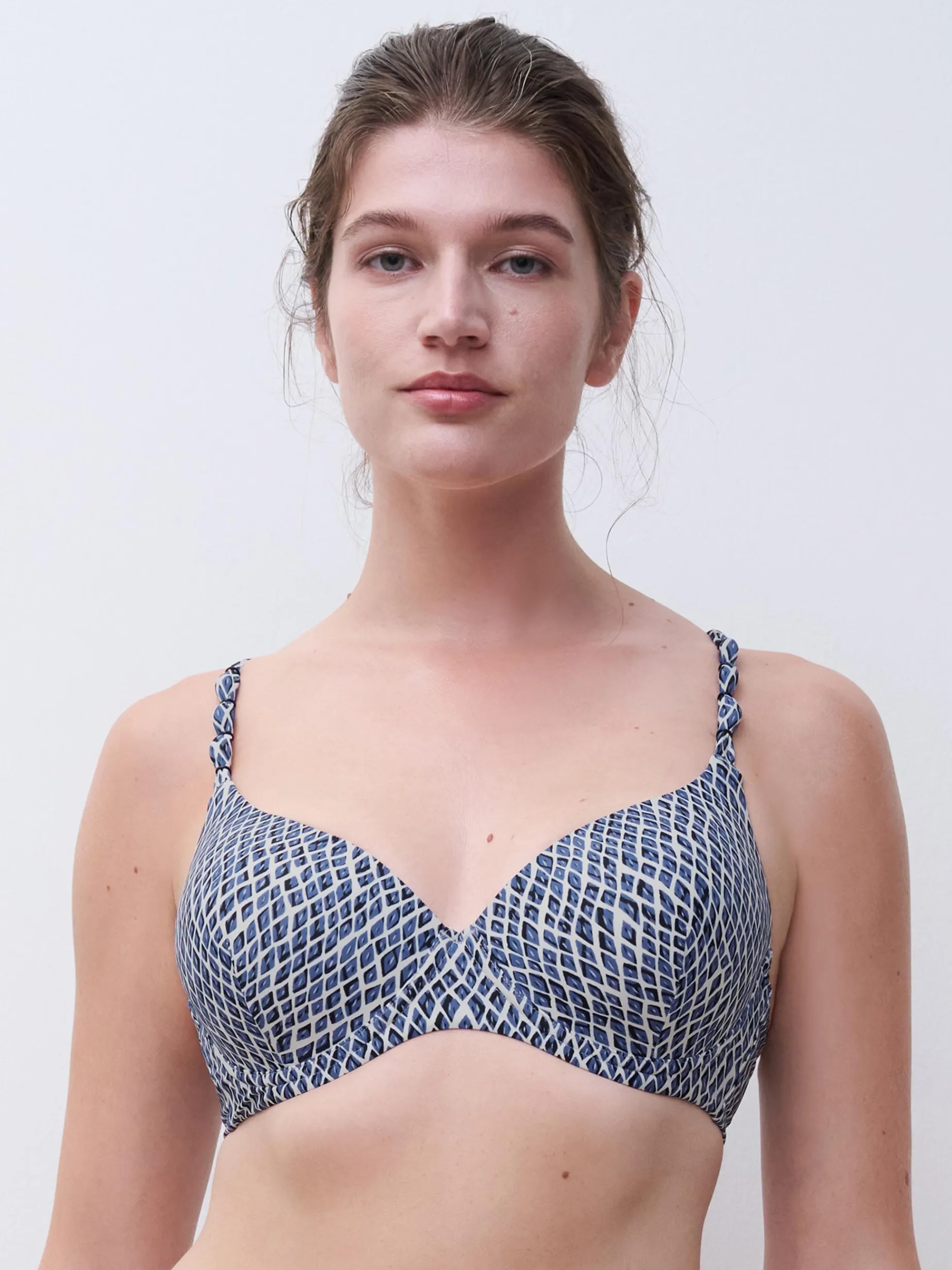 Femilet TIDRA Voorgevormde bikini top - Blue Reptile