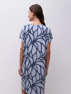 Femilet YARA Nachthemd korte mouw - Blue petal