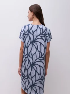 Femilet YARA Nachthemd korte mouw - Blue petal