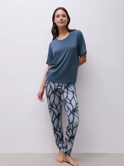 Femilet YARA Top korte mouw - Dark Denim