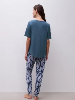 Femilet YARA Top korte mouw - Dark Denim