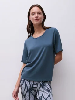 Femilet YARA Top korte mouw - Dark Denim
