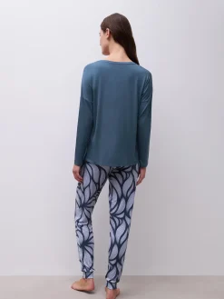 Femilet YARA Top lange mouw - Dark Denim