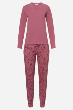 Livera ABSTRACT HEARTS Pyjama lange mouw - Red Hearts