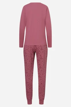 Livera ABSTRACT HEARTS Pyjama lange mouw - Red Hearts