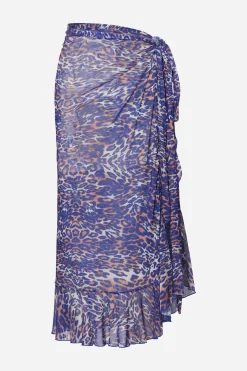 Livera BARBADOS ANIMAL Chacha Pareo Dress - Wavy leopard