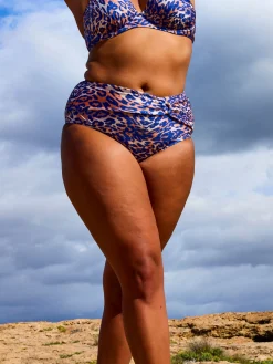 Livera BARBADOS ANIMAL High Waist Bikinibroekje - Wavy leopard