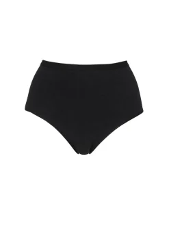 Livera Cotton Hoge Taille Slip Anna - Zwart