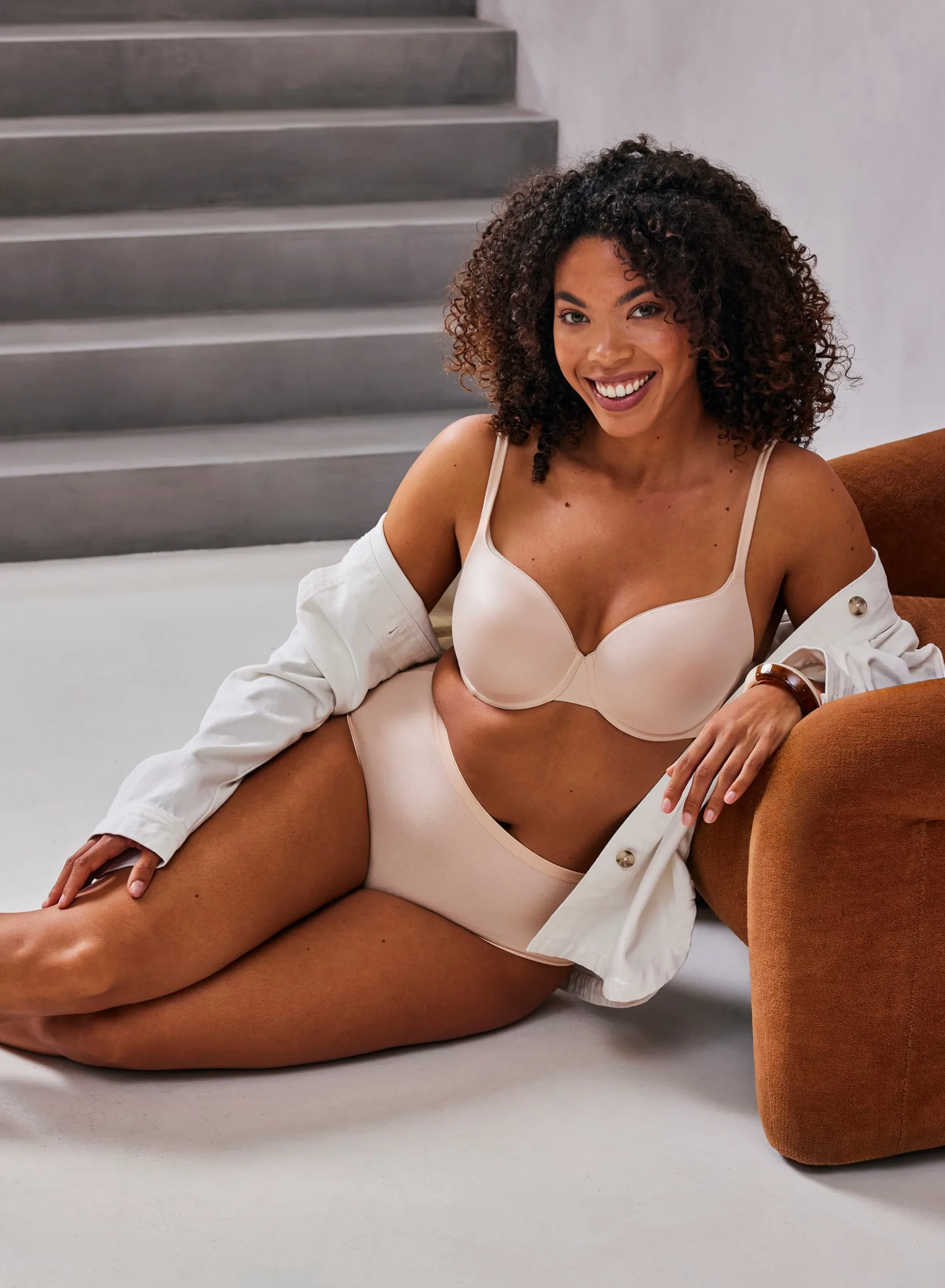 Livera Cotton Hoge Taille Slip Anna - Beige