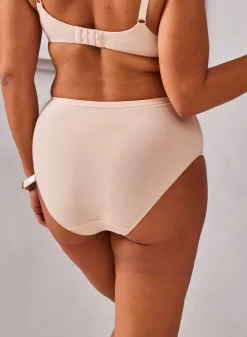 Livera Cotton Hoge Taille Slip Anna - Beige