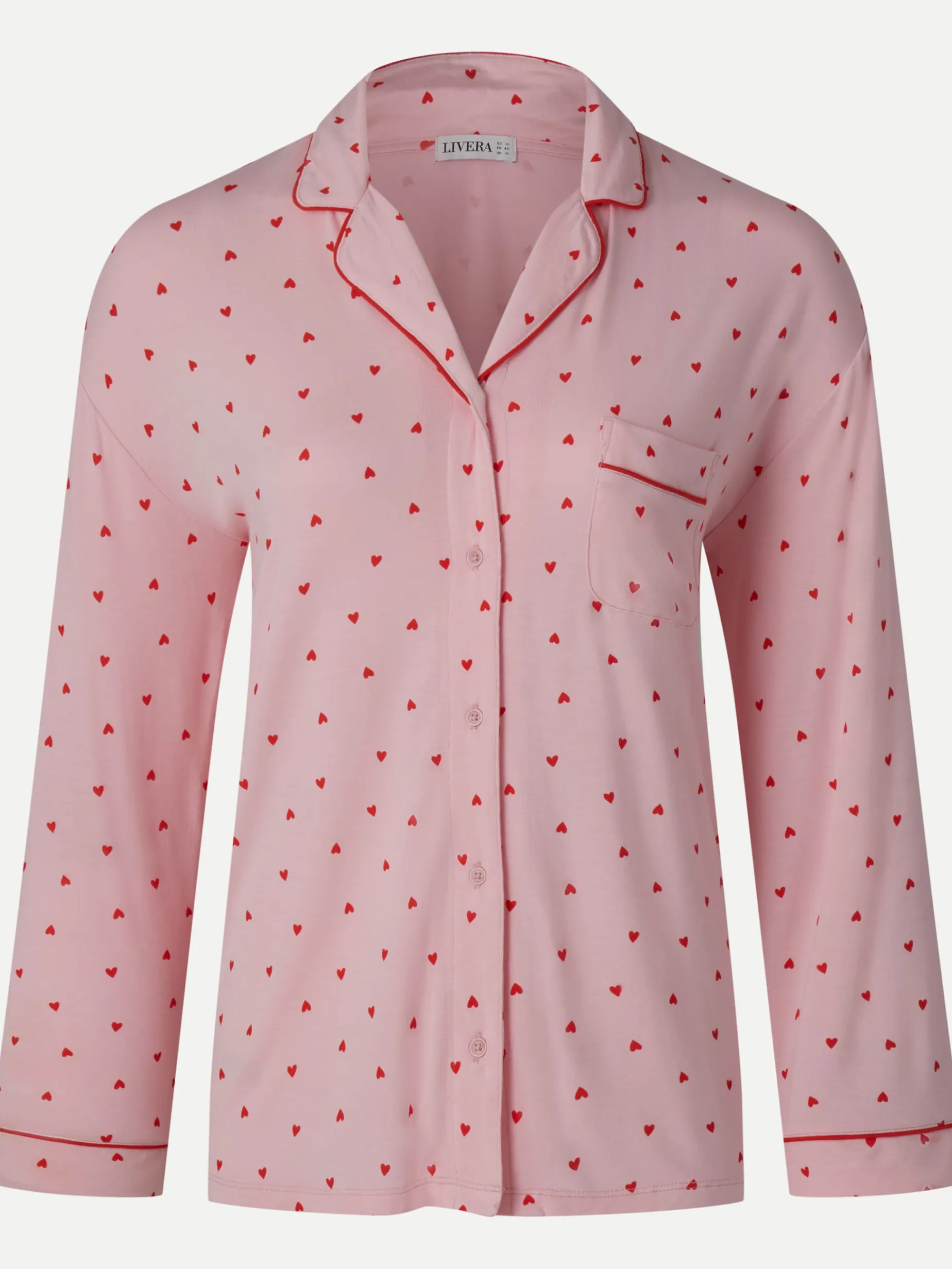 Livera Hearts Top lange mouw - Love Confetti