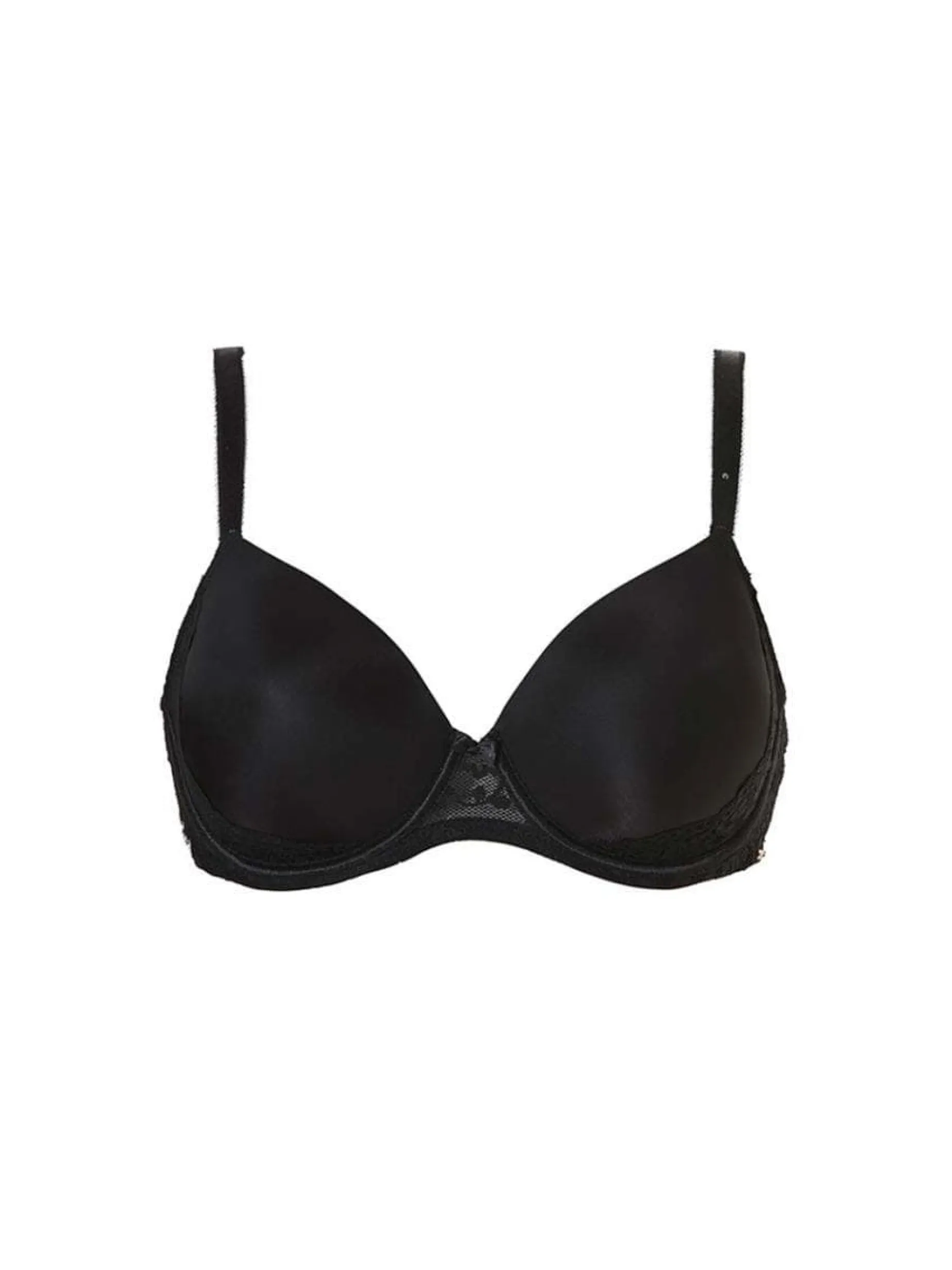 Livera Lisa Micro Lace Voorgevormde T-shirt BH - Zwart