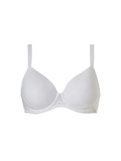 Livera Lisa Micro Lace Voorgevormde T-shirt BH - Wit