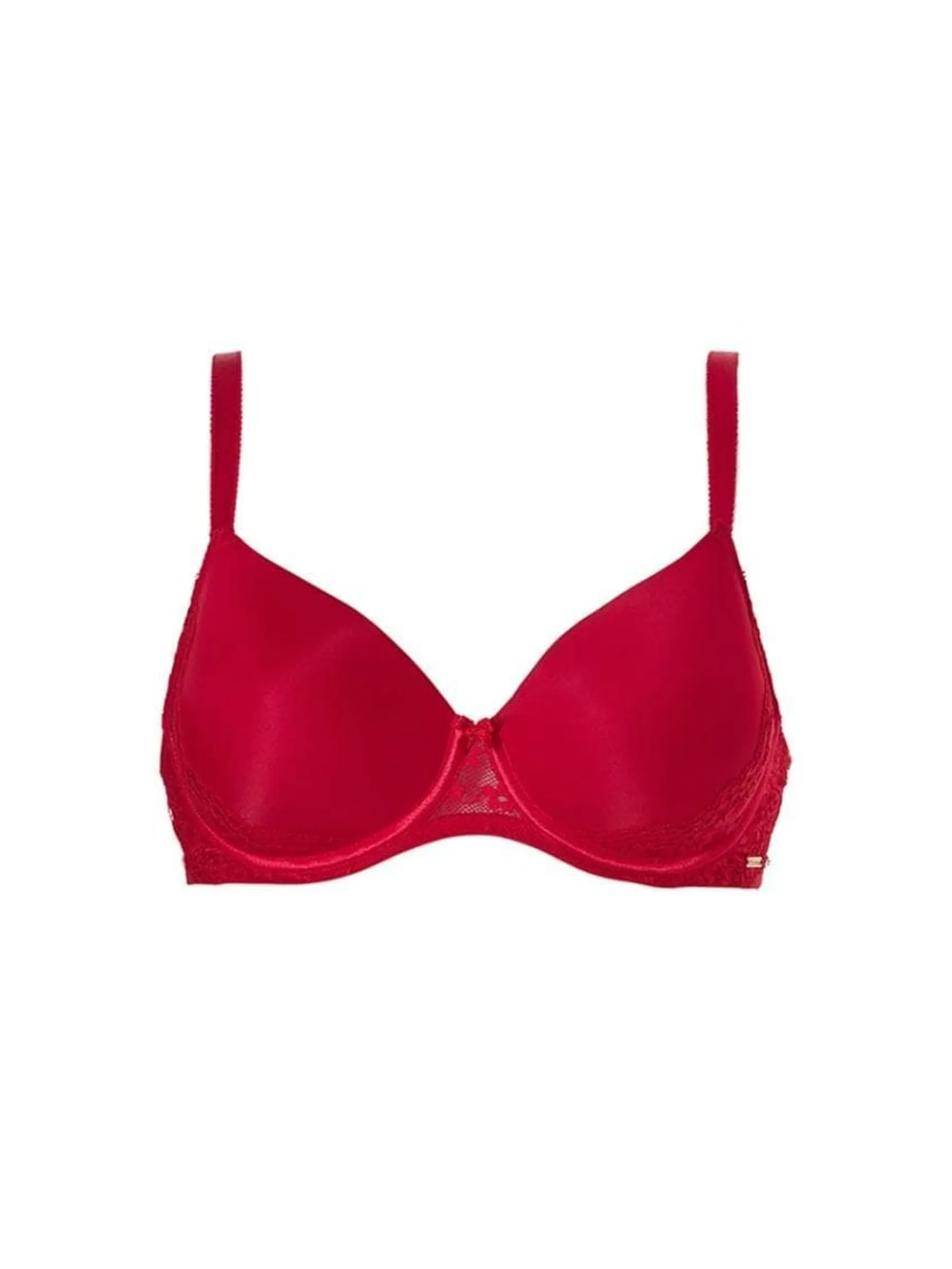 Livera Lisa Micro Lace Voorgevormde T-shirt BH - Passion Red