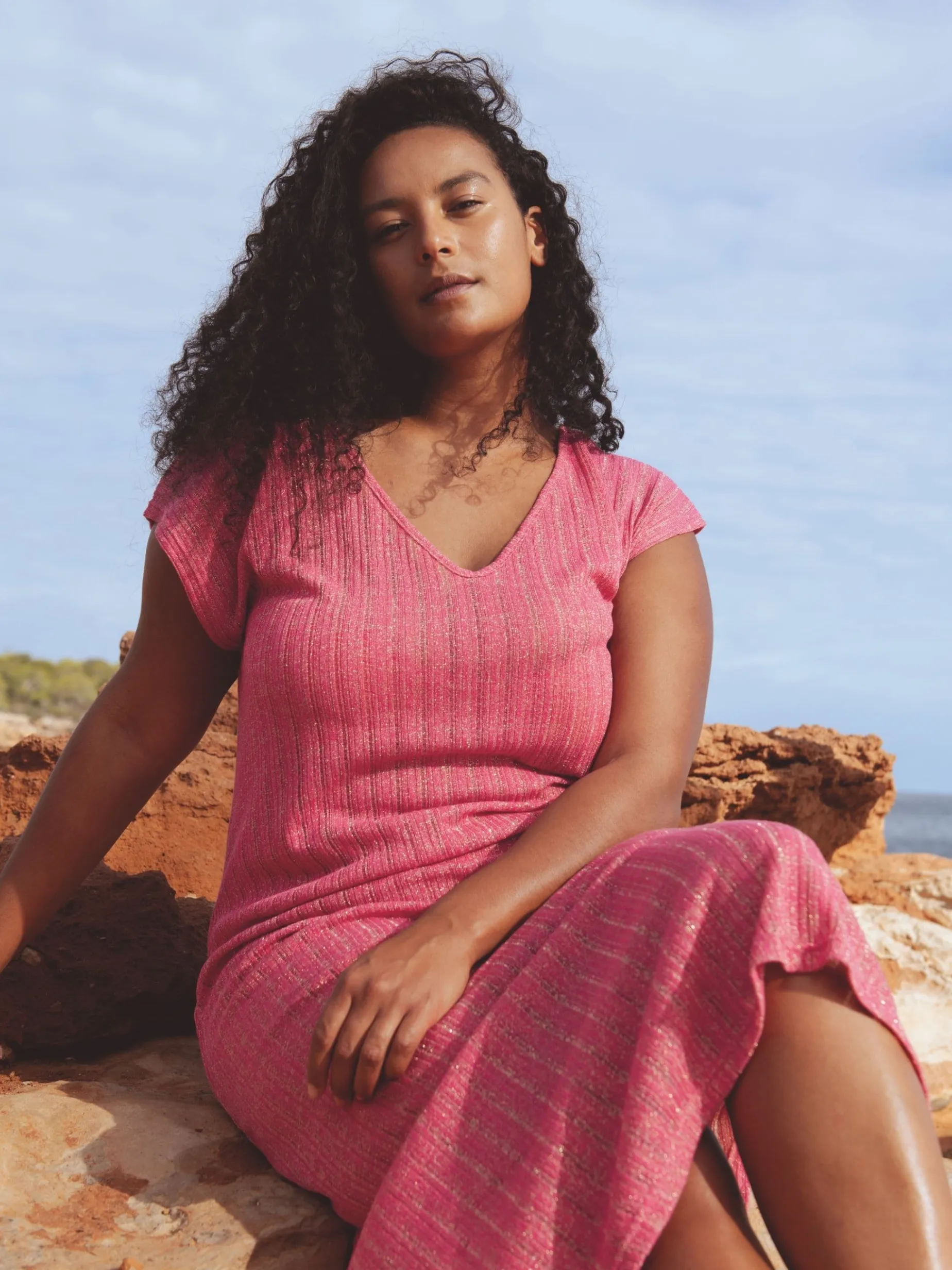 Livera Mariegold Mariegold strandjurk - Pink Glitter