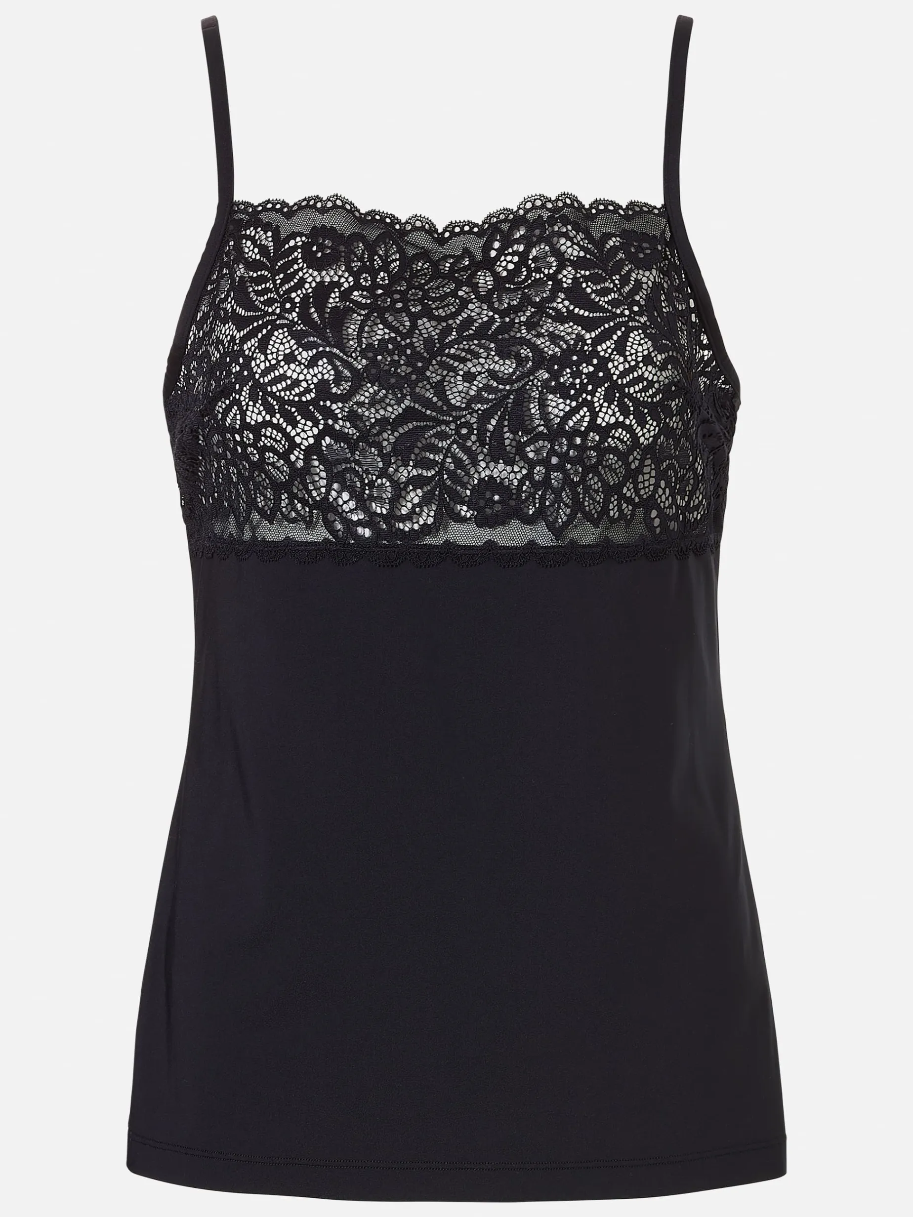 Livera Micro Lace Sasja Hemdje - Zwart