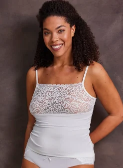 Livera Micro Lace Sasja Hemdje - Milk
