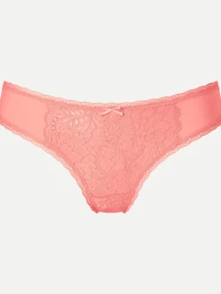 Livera Micro Lace Sasja String - Fluorroze
