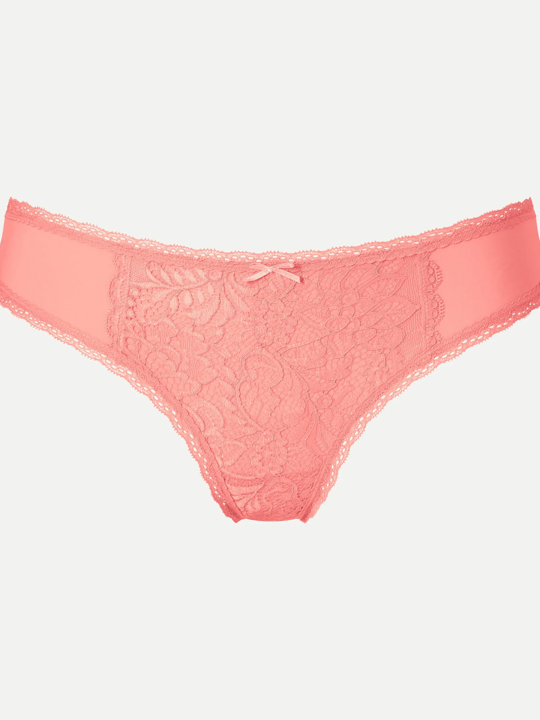 Livera Micro Lace Sasja String - Fluorroze