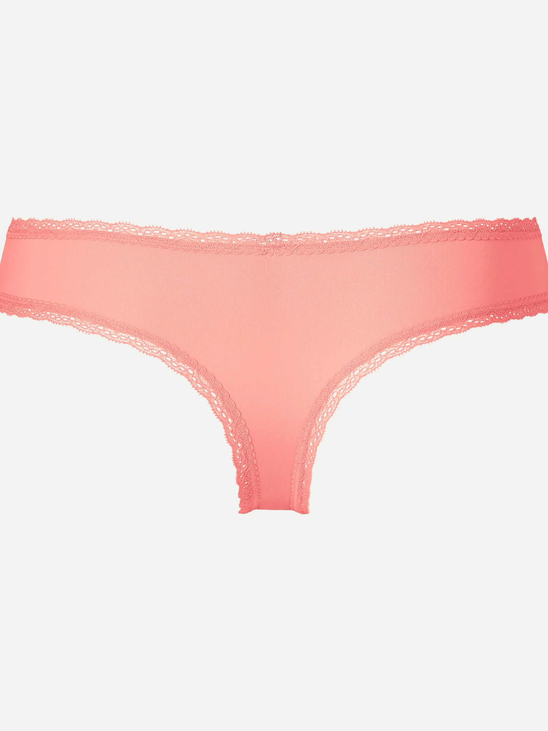 Livera Micro Lace Sasja String - Fluorroze