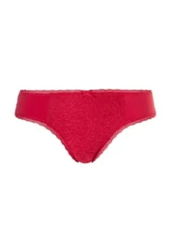 Livera Micro Lace String - Passion Red