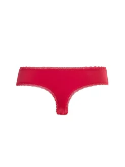 Livera Micro Lace String - Passion Red