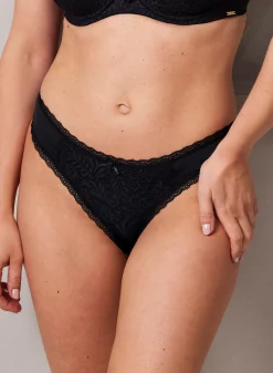 Livera Micro Lace String - Zwart