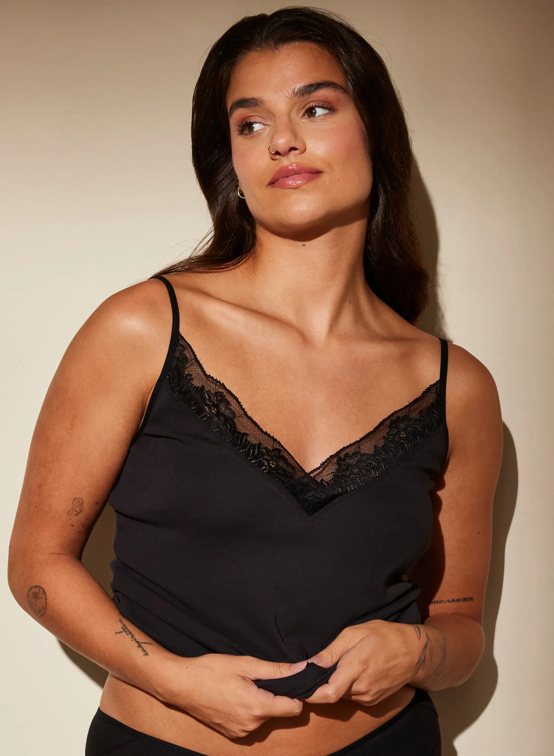 Livera MIRACLE COTTON Singlet - Zwart