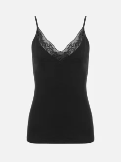 Livera MIRACLE COTTON Singlet - Zwart