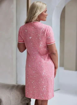 Livera NICOLLE Nachthemd korte mouw - Pink Mosaic