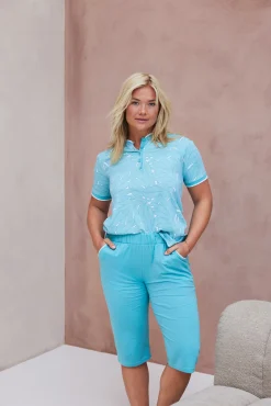 Livera NICOLLE Pyjama set korte mouw - Blue Mosaic