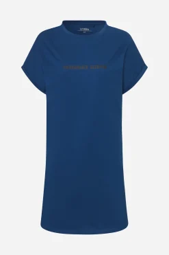 Livera NOORTJE Nachthemd korte mouw - Blue Opale