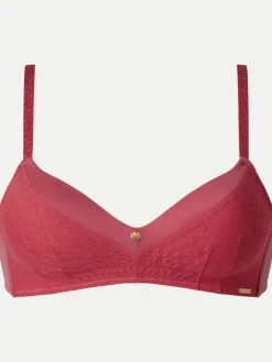 Livera SOFT LACE Bibi Voorgevormde BH zonder beugel - Garnet Rose