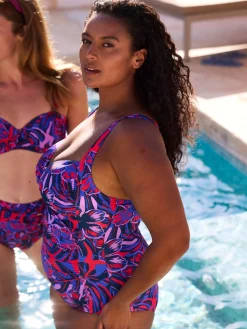 Livera St Tropez Bodie Badpak - Orange hibiscus