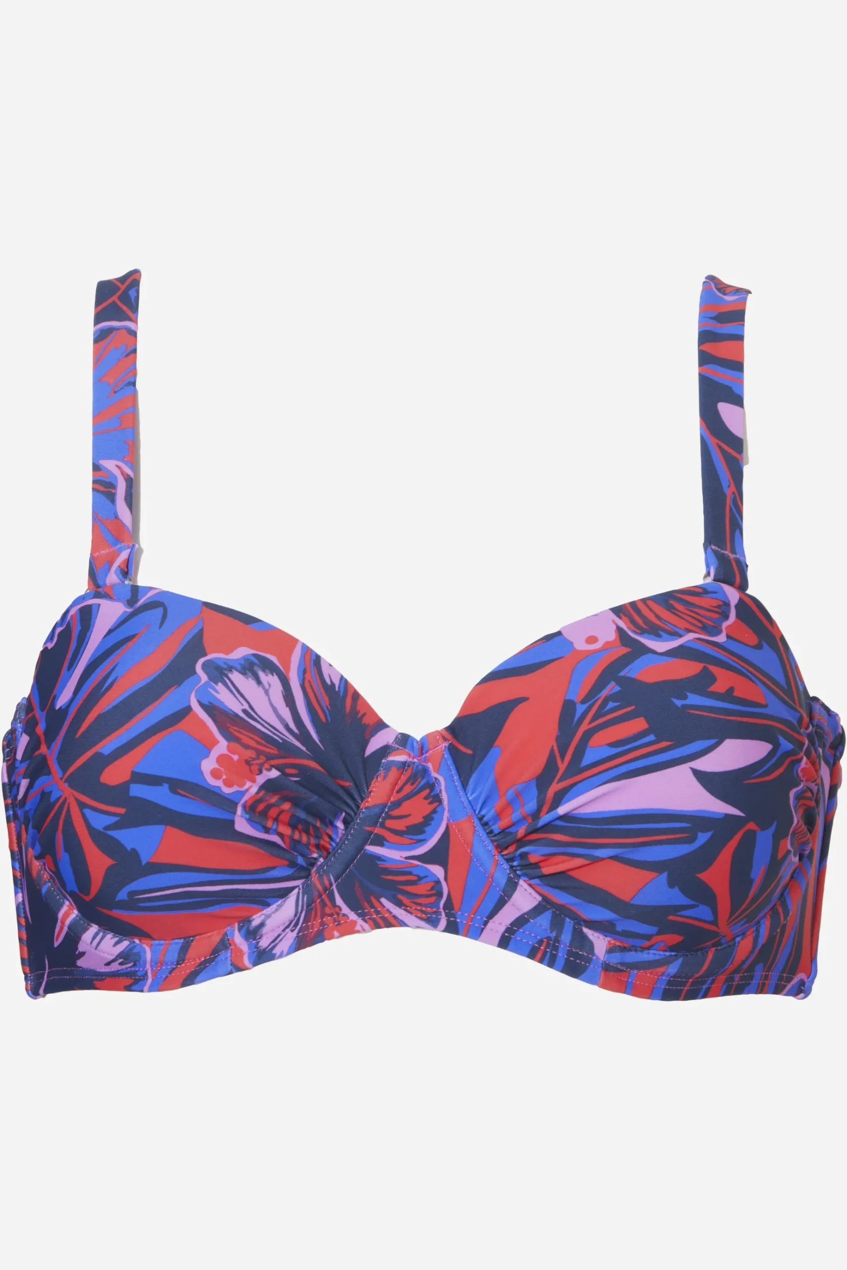 Livera St Tropez Britt Voorgevormde Bikinitop - Orange hibiscus