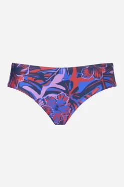 Livera St Tropez Mid Bikinibroekje - Orange hibiscus