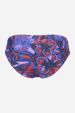 Livera St Tropez Mid Bikinibroekje - Orange hibiscus