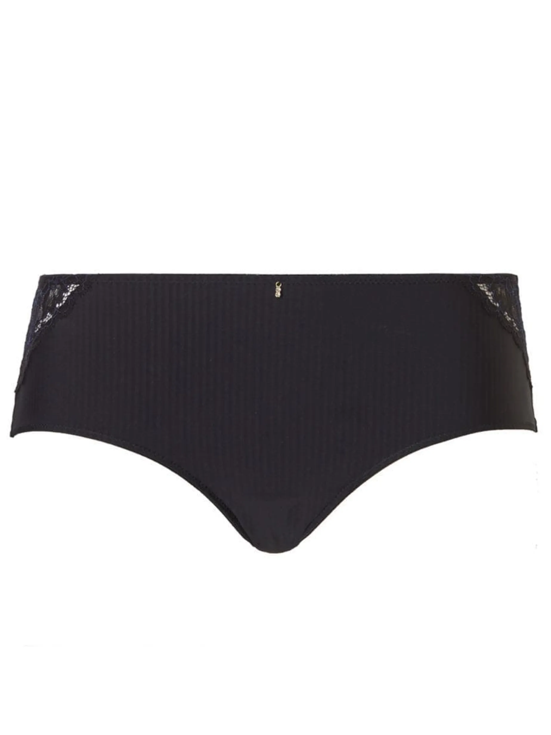 Livera Stripe Lace Hipster - Zwart