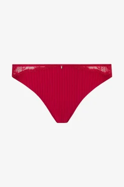 Livera Stripe Lace String - Scarlet Smile